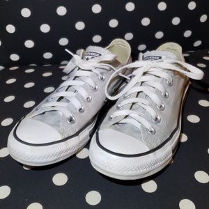 Light Gray Size 8 Converse